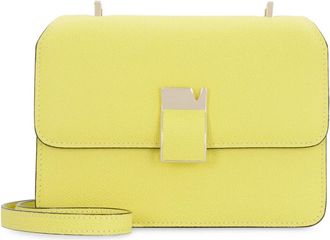 Valextra Nolo Mini Crossbody Bag - Dames - Schoudertassen - Geel - ONE Size - Leer - Tassen