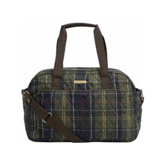 Barbour Wetherham Quilted Holdall Bag - female - Barbour - Weekend Bags - Green - ONE SIZE - Bags