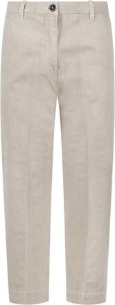 Nine In The Morning cotton trousers - Neutrals