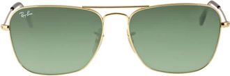 Ray-Ban Caravan Green Classic G-15 Square Unisex Sunglasses RB3136 181 58