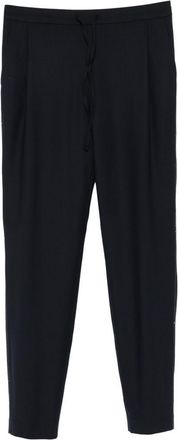Fabiana Filippi Womens Wool Drawstring Trousers