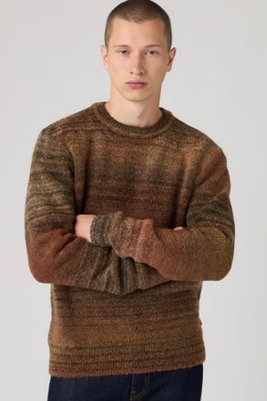 Levi's Presidio Crewneck Sweater - Hombre - XL - Marr&oacute;n / Boucle Coffee