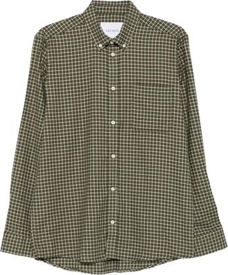 Les Deux Casual Shirts, male, Green, S, Check Flannel Shirt