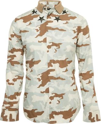 Givenchy Camicia con stampa camouflage - Toni neutri