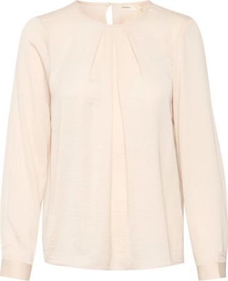 Inwear Dota IW Pleat Blouse - Dames - Blouses - Roze - M - Polyester - Overhemden