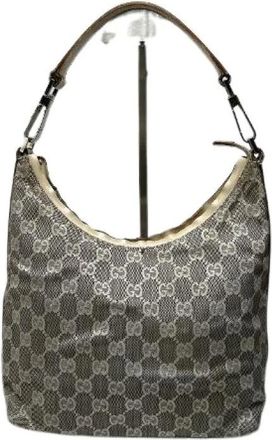 Gucci Pre-owned Shoulder Bags, female, White, Size: ONE SIZE Pre-owned Leather Shoulder Bag