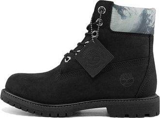 Timberland (WMNS) Timberland Premium 6-inch Waterproof Boot Black Nubuck A2ESH