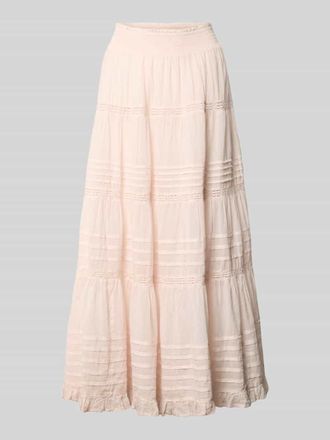 Neo Noir Neo Noir Maxirock mit elastischem Bund Modell Felicia in Pink, Gr&ouml;&szlig;e 34