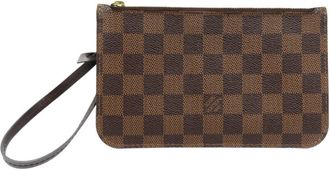 Louis Vuitton Brown Damier Canvas Pouch (Pre-Owned)