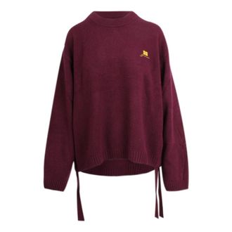 Ganni Wool-Blend Jumper with Side Ties