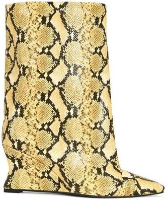 Azalea Wang Vinci Wedge Bootie in Yellow Multi at Nordstrom, Size 8.5