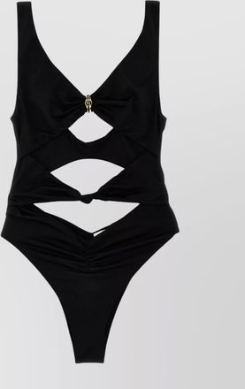 Elisabetta Franchi knot one-piece swimsuit