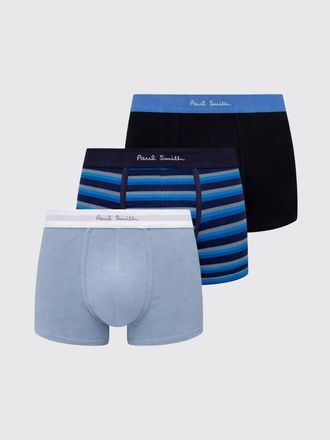 Paul Smith Set di tre boxer in cotone stretch con logo jacquard