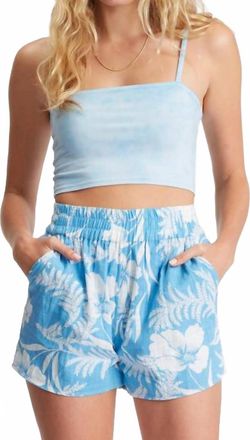 Billabong Love To Lounge Shorts In Bliss Blue