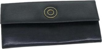 Celine Pre-owned Wallets, female, Black, Size: ONE SIZE Pre-owned Leather Wallet