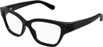 Gucci Cat-eye Zonnebrillen - Dames - Brillen - Zwart - 53 MM - Accessoires