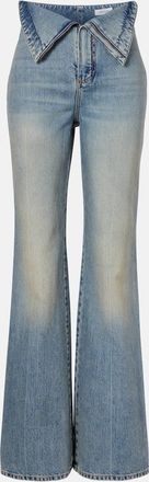 Alexander McQueen High-rise wide-leg jeans