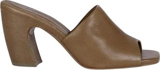 Cortana Janis - Dames - Muiltjes - Groen - 36 EU - Leer - Schoenen