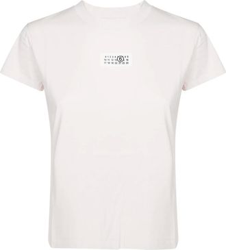 Maison Margiela Tops, Dames, Roze, M, T-Shirt