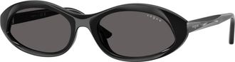 Vogue Eyewear Vo 5727Su Zonnebril - Dames - Zonnebrillen - Zwart - 55 MM - Accessoires