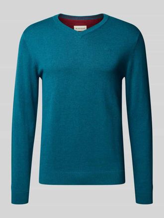 Tom Tailor Regular Fit Pullover aus reiner Baumwolle in Petrol, Größe XXXL