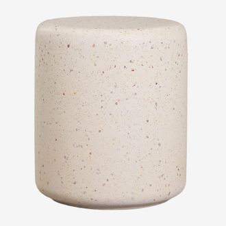 Sklum Mesa Auxiliar Para Jard&iacute;n Redonda &Oslash;35 Cm En Cemento Elyndra Sklum