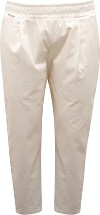 Family Fir$t Milano Witte Italiaanse Broek Pf 2310Wh Model - Heren - Vrijetijds broeken - Wit - M - Broeken