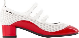 Carel Womens Sportina Pump White Calfskin