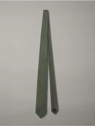 Calvin Klein Mens Solid Tie - Green