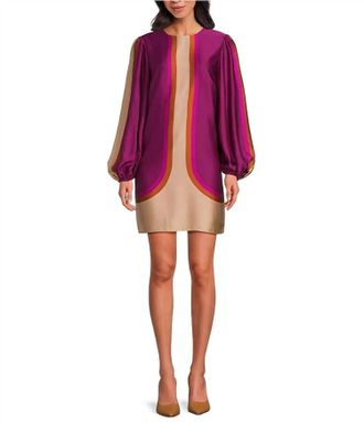 Trina Turk Womens Elm Dress In Purple