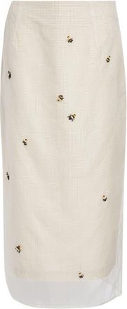 Bernadette Roxane Embroidered Skirt in Bees Embroidery at Nordstrom, Size 4 Us