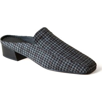 Huma Blanco Felix Slip-on Loafer Mule in Grey Tweed at Nordstrom, Size 41