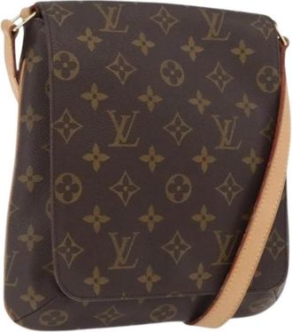 Louis Vuitton Pre-owned Musette Salsa Schoudertas - Dames - Vintage Schoudertas - Bruin - ONE Size - Leer - Vintage