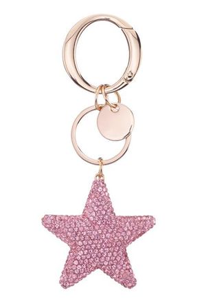 Nina Crystal Embellished Star Bag Charm in Icy Pink at Nordstrom