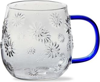 Tag Flower Glass Mug Blue Glass Everyday at Nordstrom