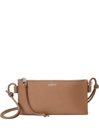 Loewe logo-print cross body bag - Beige