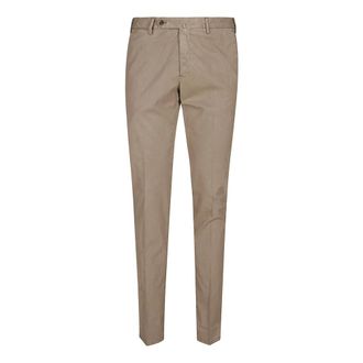 Pantaloni Torino Chinos, male, Brown, Size: 2XL Ssslim Diagonale Trousers