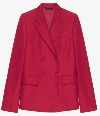 Givenchy Double Breasted Jacket Red Cherry, Brand Size 38 (US Size 4)