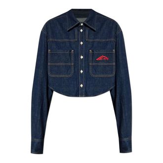 Dsquared2 Denim Shirts, female, Blue, Size: 2XS Denim shirt