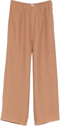 BASERANGE Elasticated-waistban Trousers