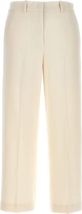Theory White Relax Pants
