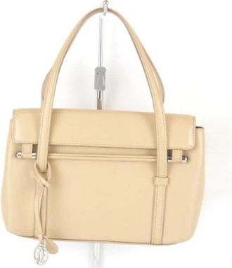 Cartier Pre-owned Cabochon Handtas - Dames - Vintage Handtas - Beige - ONE Size - Leer - Vintage