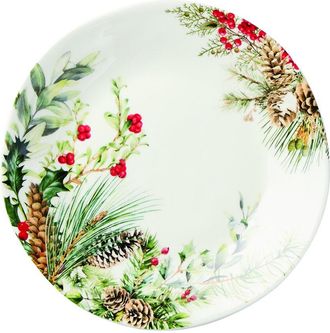 Certified International Woodland Set Of 4 Dessert Plates