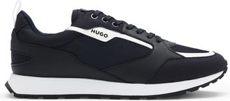 HUGO BOSS Hugo Mens Runn Trainers in Dark Blue - Size UK 5
