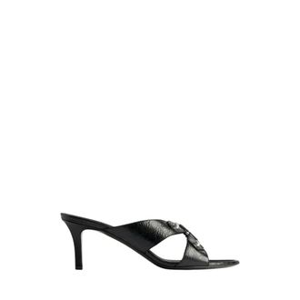 Balenciaga Heeled Mules, female, Black, Size: 10 US City Sandal