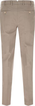 Brunello Cucinelli Mens Beige Cotton Casual Pants