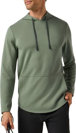 Travis Mathew Fibercloud Hoodie in Balsam Green at Nordstrom, Size X-Large