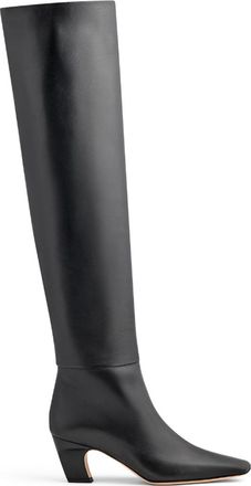Neil J. Rodgers Meg Over The Knee Boot in Black Nappa at Nordstrom, Size 38