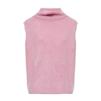 Lisa Yang Cashmere Knitwear, female, Pink, Size: XS Aisla vest