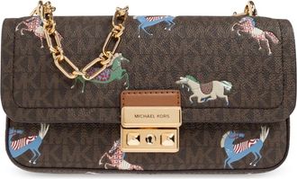 Michael Kors Tribeca Crossbody Bag - Dames - Schoudertassen - Bruin - ONE Size - Leer - Tassen